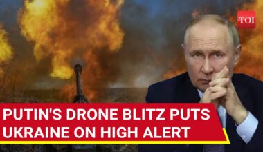 Putin's Big Revenge: Russia Bombs Ukraine With 64 Shahed Drones Amid Black Sea Op, Kursk Attacks