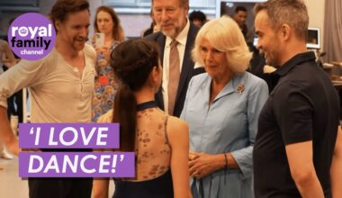 'Dancing Queen' Visits Dance Centre as Patron of English National Ballet