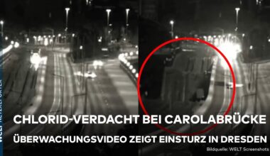 CAROLABRÜCKE: Chlorid-Verdacht! Ist das die Ursache für das Einsturz-Drama in Dresden?