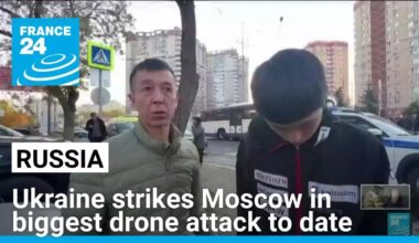 Ukraine strikes Moscow in biggest drone attack to date • FRANCE 24 English