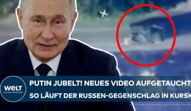 UKRAINE-KRIEG: Putin jubelt! Neues Video aufgetaucht! Bilder zeigen Russen-Gegenschlag in Kursk