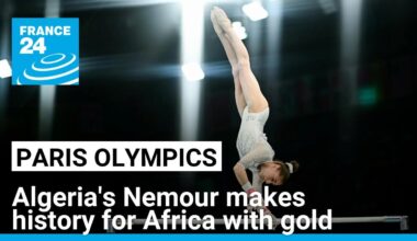 2024 Olympics: Algeria's Nemour makes history for Africa with gold on asymmetric bars • FRANCE 24