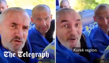 Released Ukrainian soldiers learn of Kursk invasion for the first time in major prisoner swap