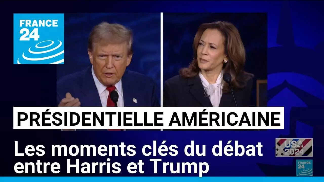 Présidentielle américaine : les moments clés du débat entre Kamala Harris et Donald Trump