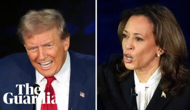 Harris v Trump: highlights of the US presidential election debate