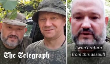 Two Russian soldiers predict their own deaths after arguing with commanding officer