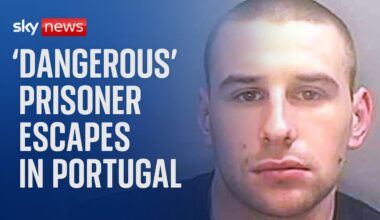 'Very dangerous' British prisoner among five to escape high-security prison in Portugal