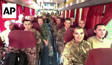 Russian soldiers return to Moscow region after Ukraine prisoner swap