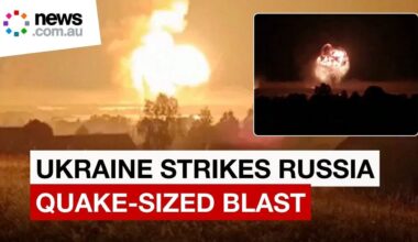 Devastating Ukrainian drone strike shakes Russian arsenal with massive blast