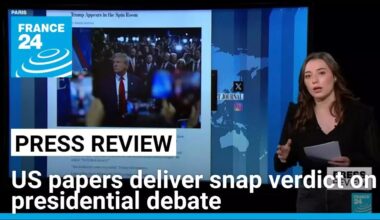 US papers deliver snap verdict on Trump-Harris presidential debate • FRANCE 24 English