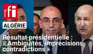 Algérie-Présidentielle : les 3 candidats dénoncent «des incohérences lors des résultats provisoires»