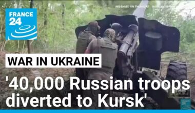 Ukraine's Kursk offensive diverted thousands of Russian troops, says Zelensky • FRANCE 24 English