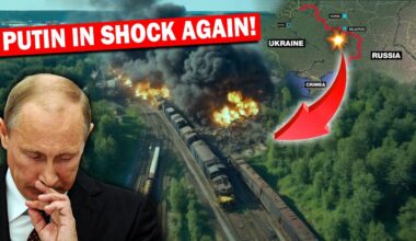 Russia SHOCKED when the Ukrainians, in an ingenious tactic, cut Russia's main railroad connection!