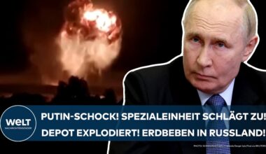 UKRAINE-KRIEG: Schock für Putin! Spezialeinheit zerstört Waffendepot! Mega-Explosion löst Beben aus!