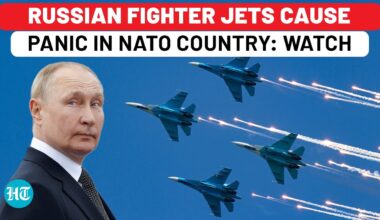 Russian Fighter Jets Cause Panic In NATO Nation Ahead Of Zelensky's USA Trip | Putin | Ukraine