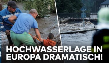 HOCHWASSER-KATASTROPHE IN EUROPA: Chaos, Stromausfall und erstes Todesopfer in Polen - aktuelle Lage