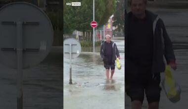 Heavy flooding hits Czech Republic