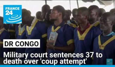 DR Congo military court hands death sentences to 37 over 'coup attempt' • FRANCE 24 English