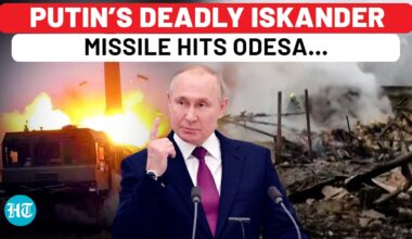 Putin’s Iskander Missile Hits Odesa; Ukraine’s Troops ‘Run Away’ In Kursk; Russia Down Su-27, MiG-29