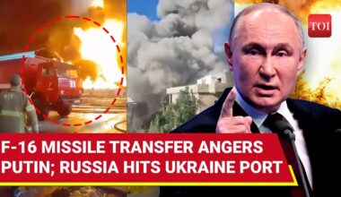 Russia Blows Up Ukraine's Port Over F-16 Missile Transfer; Twin Blasts Rock Yuzhny | Watch