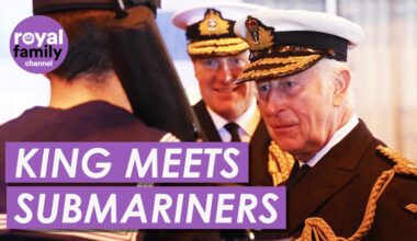 King Charles Thanks Royal Navy Submariners During Special Visit