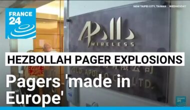 Taiwan's Gold Apollo says Hezbollah pagers made by Hungary partner • FRANCE 24 English