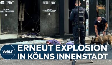 KÖLN: WIEDER EXPLOSION in Innenstadt - Sprengsatz zerstört Modegeschäft in Ehrenstraße