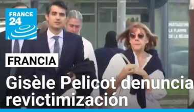 "Me he sentido humillada": Gisèle Pelicot habló en el juicio por violación masiva en Francia