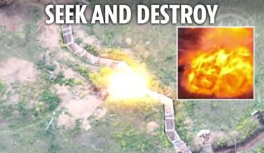 Ukrainian attack drones destroy Russian trench hideouts in devastating wave of frontline strikes