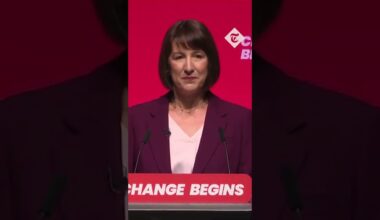 Rachel Reeves heckled during Labour conference speech