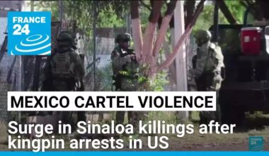 Mexico blames US amid surge in cartel violence in Sinaloa • FRANCE 24 English