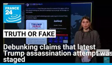 Was Donald Trump's latest assassination attempt staged? • FRANCE 24 English