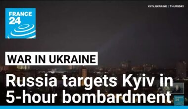 Russian missiles and drones target Kyiv for 5 hours as power grid hit • FRANCE 24 English