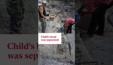 Mysterious medieval ‘child vampire’ burial unearthed in Poland 🪦 #news #shorts