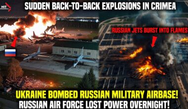 Putin Received Terrible News: Ukraine Bombed Russian Air Base in Crimea! Russian Jets in Flames!