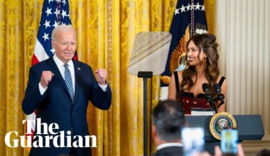 'Can you get me a job?' Biden jokes with Jessica Alba about leaving White House