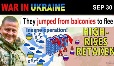 30 Sep: FOOTAGE: Defeated Russian Soldiers JUMP FROM TOP FLOORS TO ESCAPE | War in Ukraine Explained