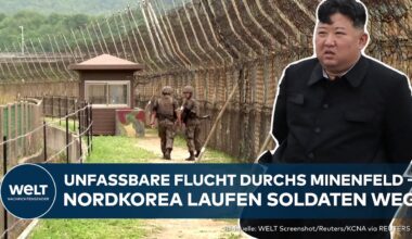 KIM JONG-UN TOBT: Nordkoreanischer Soldat überwindet Todesstreifen und flieht ins freie Südkorea