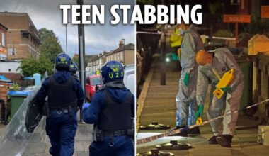 Schoolboy stabbed to death cried ‘I’m 15, don’t let me die’ as he lay in ‘pool of blood’ by flat