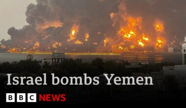 Israel bombs Yemen and Lebanon in further military escalation | BBC News