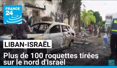 Plus de 100 roquettes tirées dans le nord d'Israël depuis le Liban • FRANCE 24