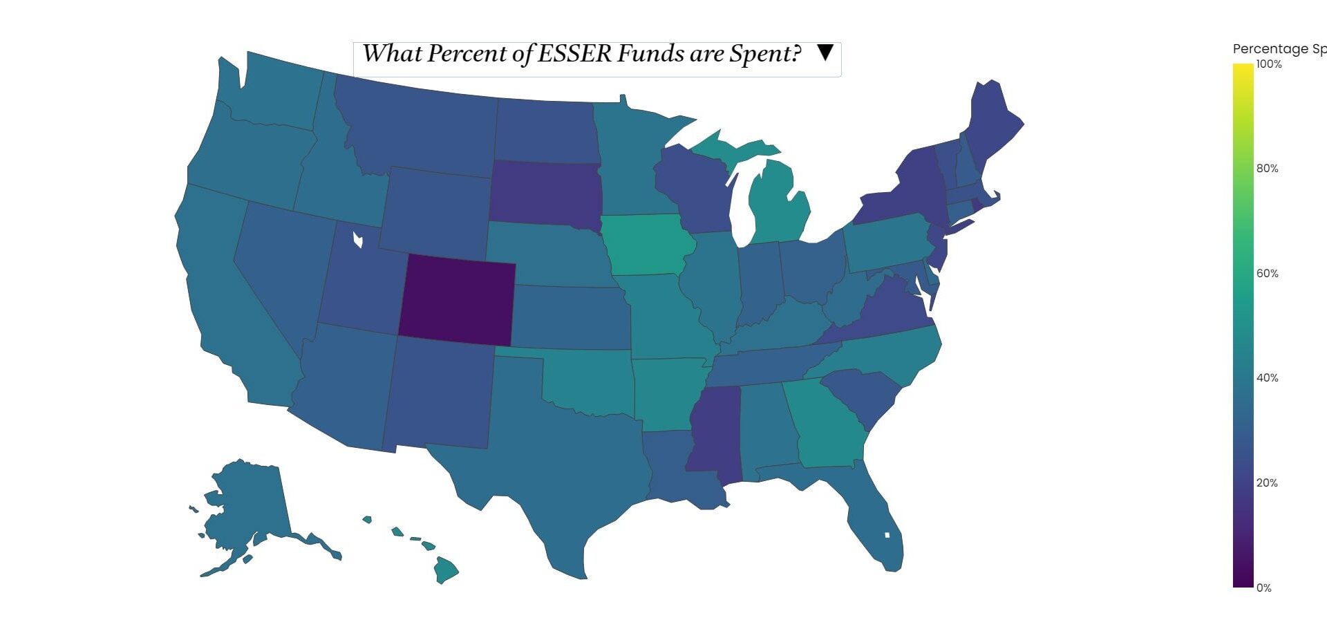 States have until September 30th to spend their emergency education funds. How much have they spent so far? [OC]