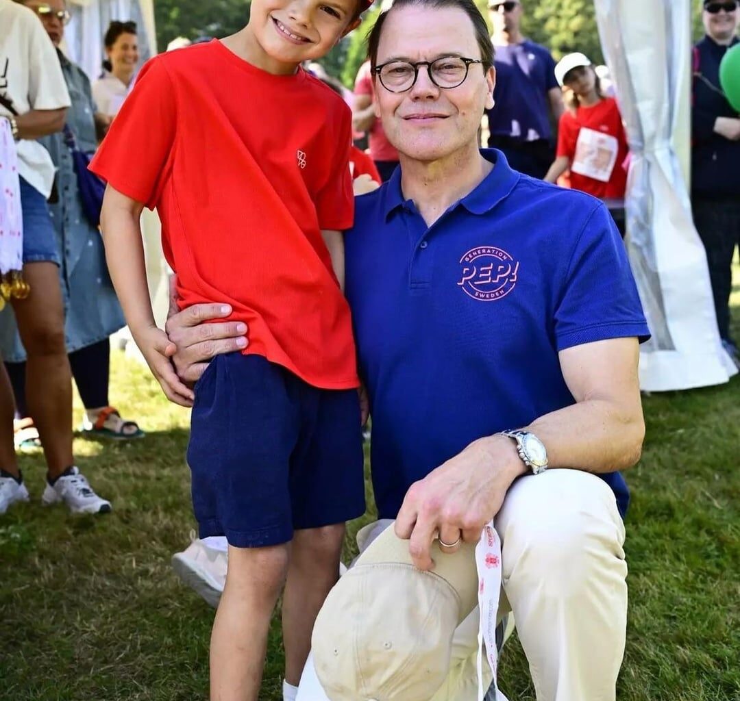 Prince Daniel and Prince Oscar attended the Pep-dagen at Hagaparken