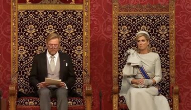 The King Delivering the Prince’s Day Throne Speech