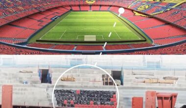 FC Barcelona has started installing the seats in the New Camp Nou