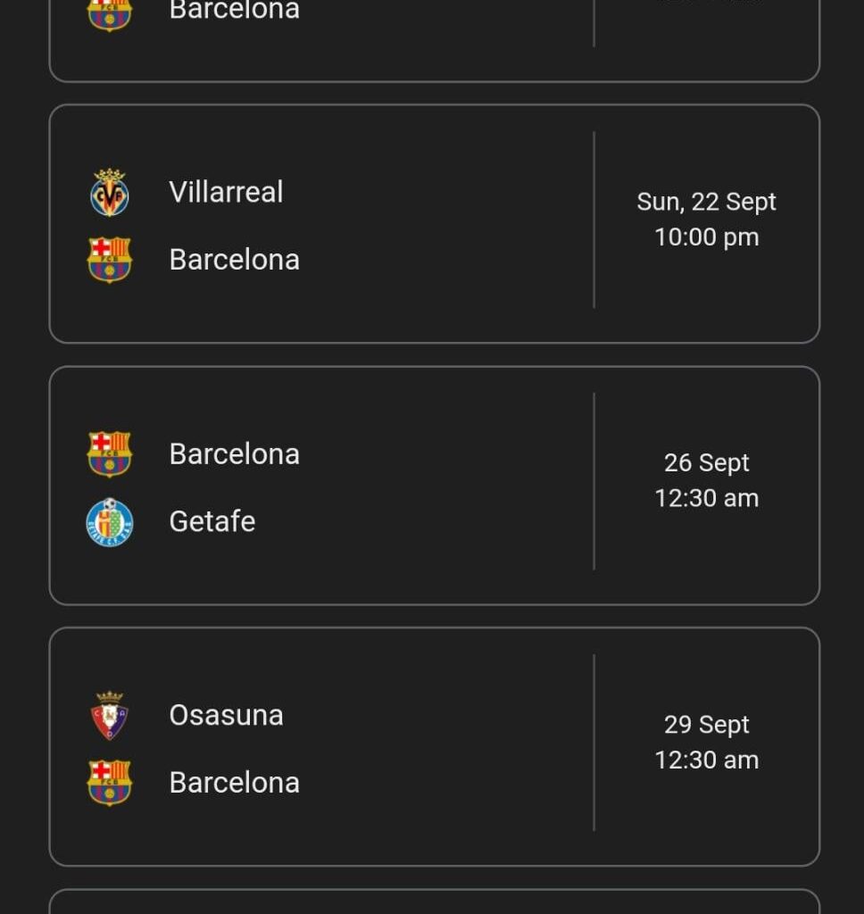 7 games in 22 days coming from the international break..!!