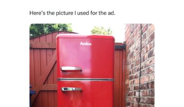 If only he'd red the advert properly