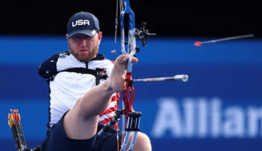 Team USA's Matt Stutzman took the gold medal in the men's individual compound open at the Paris Paralympics.