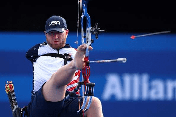 Team USA's Matt Stutzman took the gold medal in the men's individual compound open at the Paris Paralympics.