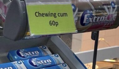 60p for chewing gum?